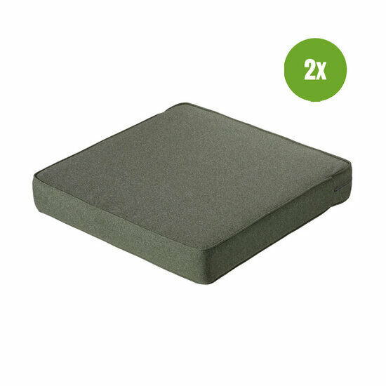 Lounge zitkussen ca.73x73cm Outdoor Manchester green 2 stuks