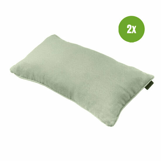 Sierkussen paspel ca.30x50cm Outdoor WR Napels kaki 2 stuks