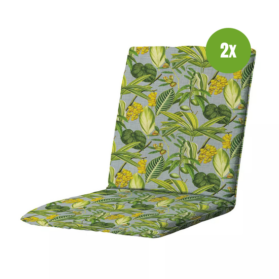 Stapelstoel kussen ca.97x49cm Outdoor La grave grey 2 stuks