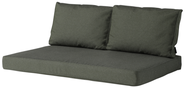 Lounge palletkussen set 120x80cm + rugkussens (Outdoor Manchester Green) - Madison