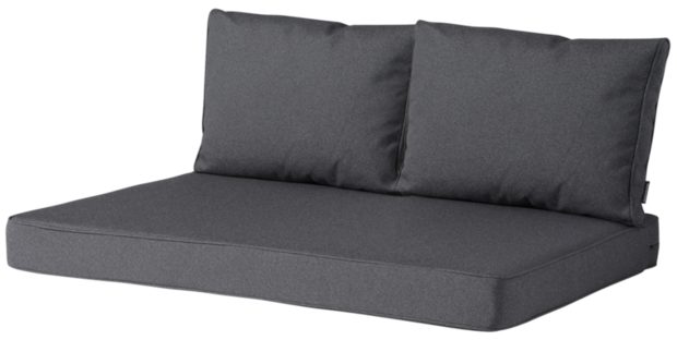 Lounge palletkussen set 120x80cm + rugkussens (Outdoor Manchester Grey) - Madison