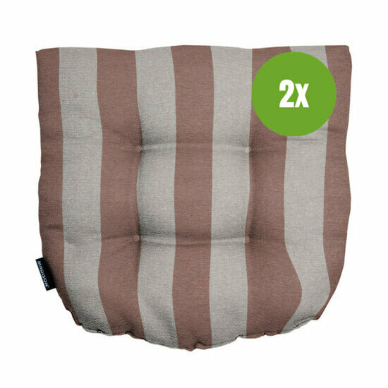 Wicker Flex ca.46x46cm Amora mocca 2 stuks