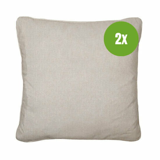 Sierkussen paspel ca.45x45cm Panama Blend