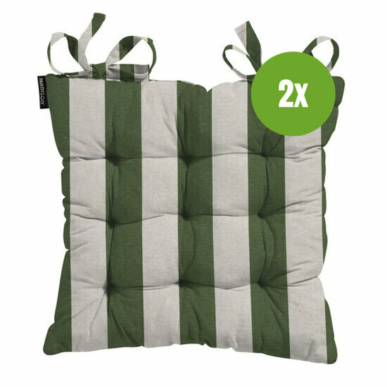 Toscane kussen ca.46x46cm Amora green 2 stuks