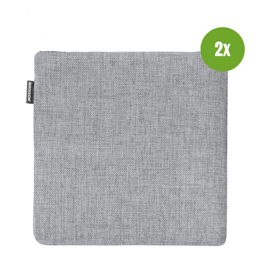 Zitje universeel rits ca.40x40cm Best deal Grey 2 stuks
