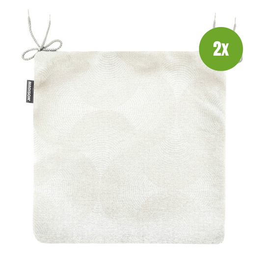 Zitje universeel rits ca.40x40cm Outd WR Napels rondo sand 2 stuks