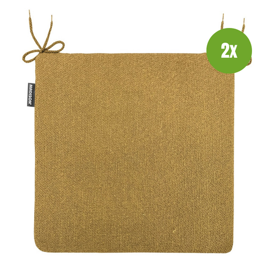 Zitje universeel rits ca.40x40cm Outdoor WR Napels mustard