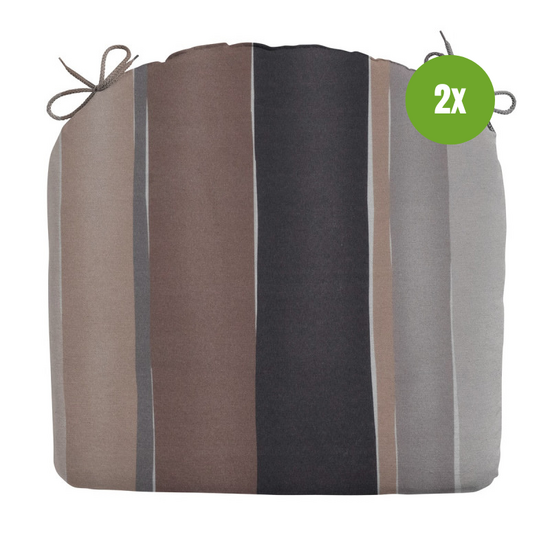 Zitkussen ca.46x48cm Nox dust 2 stuks