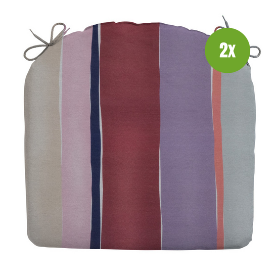 Zitkussen ca.46x48cm Nox purple 2 stuks
