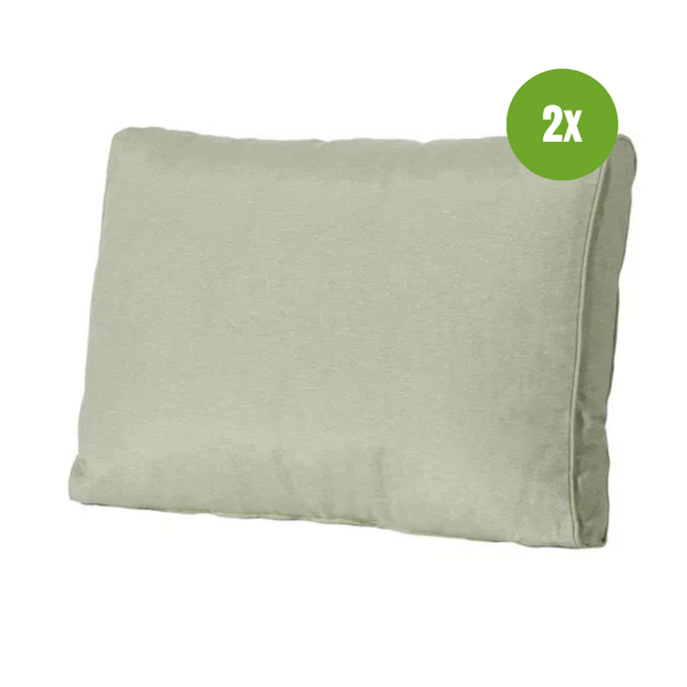 Lounge rug soft ca.40x60cm Panama sage 2 stuks