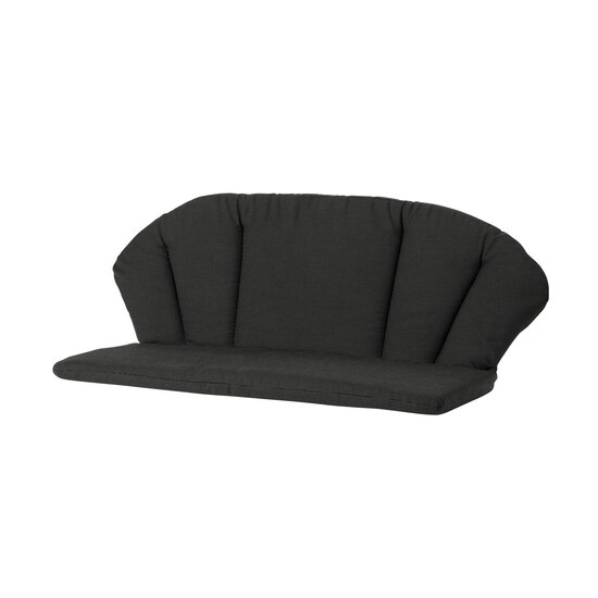 Elegance bank ca.105x95cm Rib black
