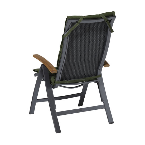 Kussen fiber de luxe ca.125x50cm Panama green 2 stuks
