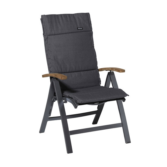 Kussen fiber de luxe ca.125x50cm Panama grey 2 stuks