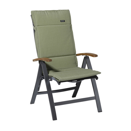 Kussen fiber de luxe ca.125x50cm Panama sage 2 stuks