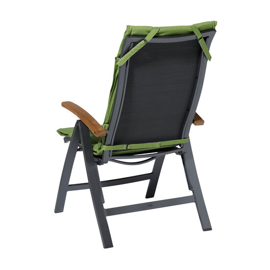 Kussen fiber de luxe ca.125x50cm Rib lime 2 stuks