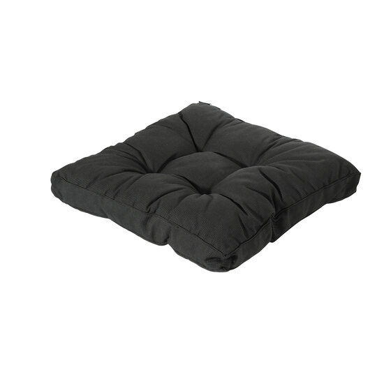 Florance zit ca.73x73cm Rib black 2 stuks