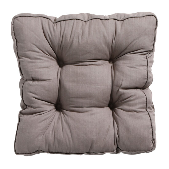 Florance kussen ca.47x47cm Basic taupe 2 stuks