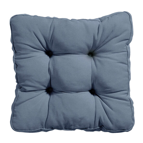 Florance kussen ca.47x47cm Panama safier blue 2 stuks