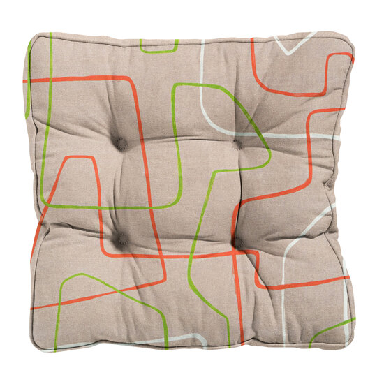 Florance kussen ca.47x47cm Joah terra 2 stuks