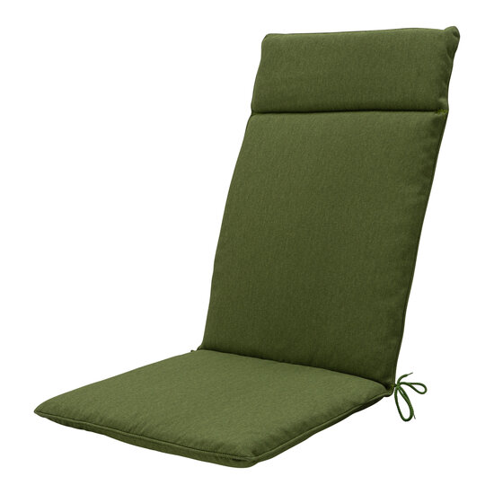 Kussen hoog universeel ca.120x50cm Moss green canvas eco+ 2 stuks
