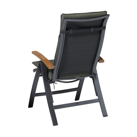 Kussen hoog universeel ca.120x50cm Outdoor Manchester green 2 stuks