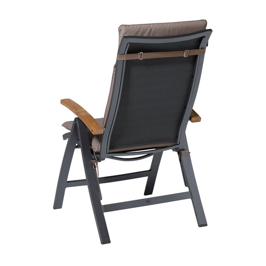 Kussen hoog universeel ca.120x50cm Outdoor Panama taupe 2 stuks