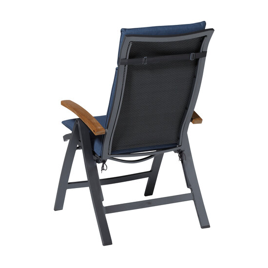 Kussen hoog universeel ca.120x50cm Outd Panama safier blue 2 stuks