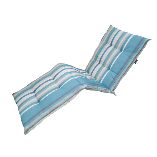 Ligbedkussen ca.200x65cm Righe azure