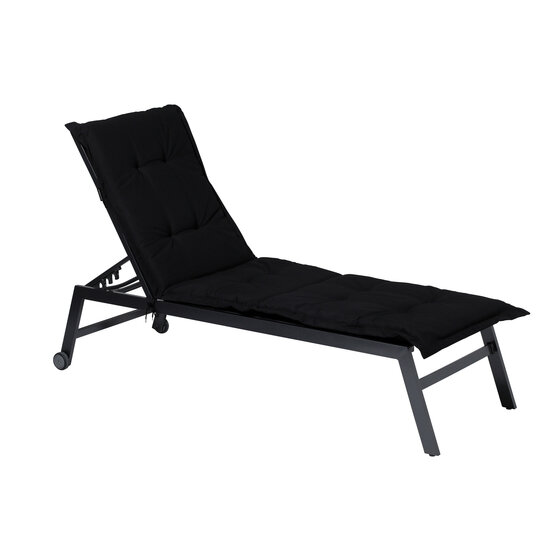 Ligbedkussen ca.200x65cm Panama black