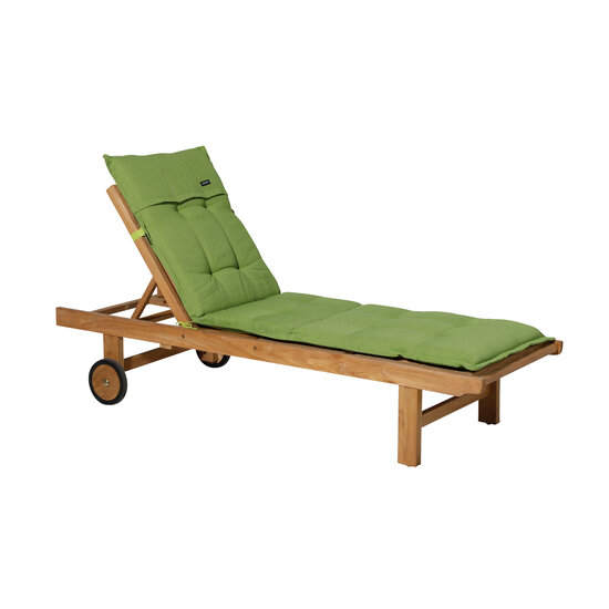 Ligbedkussen ca.200x65cm Rib lime