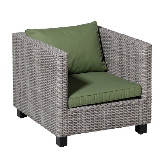 Lounge zit ca.60x60cm Basic green 2 stuks