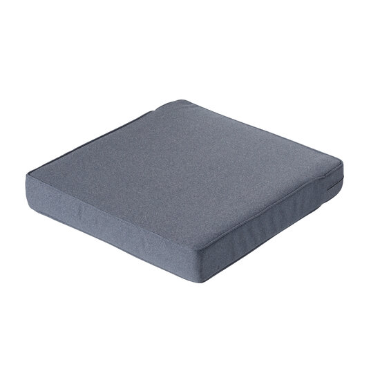 Lounge zitkussen ca.60x60cm Outdoor Manchester denim grey 2 stuks