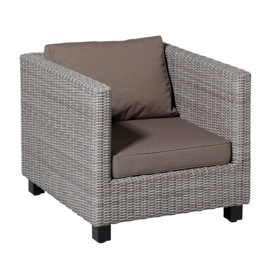 Lounge zitkussen ca.60x60cm Outdoor Manchester taupe 2 stuks