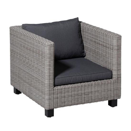 Lounge rug soft ca.40x60cm Panama grey 2 stuks