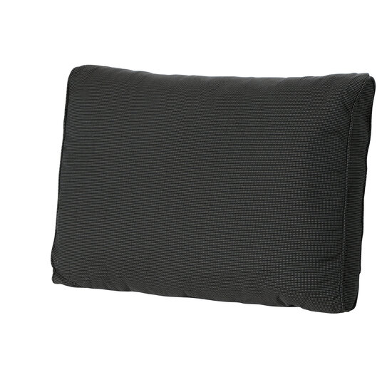 Lounge rug soft ca.40x60cm Rib black 2 stuks