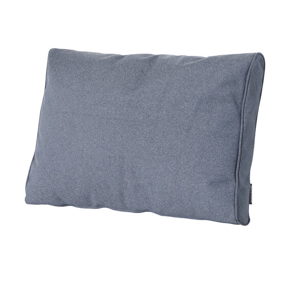 Lounge rugkussen ca.40x60cm Outdoor Manchester denim grey 2 stuks
