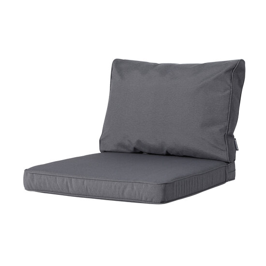 Lounge rug soft ca.40x60cm Outdoor Panama grey 2 stuks