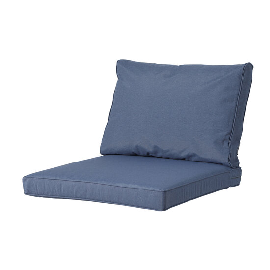 Lounge rug soft ca.40x60cm Outdoor Panama safier blue 2 stuks