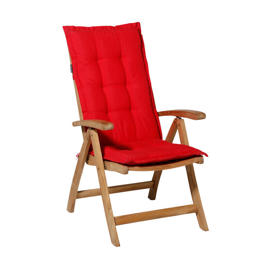Kussen lage rug ca.105x50cm Panama red 2 stuks