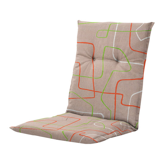 Kussen lage rug ca.105x50cm Joah terra 2 stuks