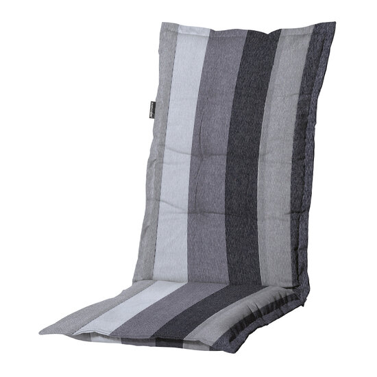 Kussen hoge rug ca.123x50cm Victoria grey 2 stuks