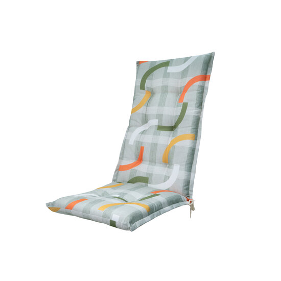 Kussen hoge rug ca.123x50cm Tess orange 2 stuks