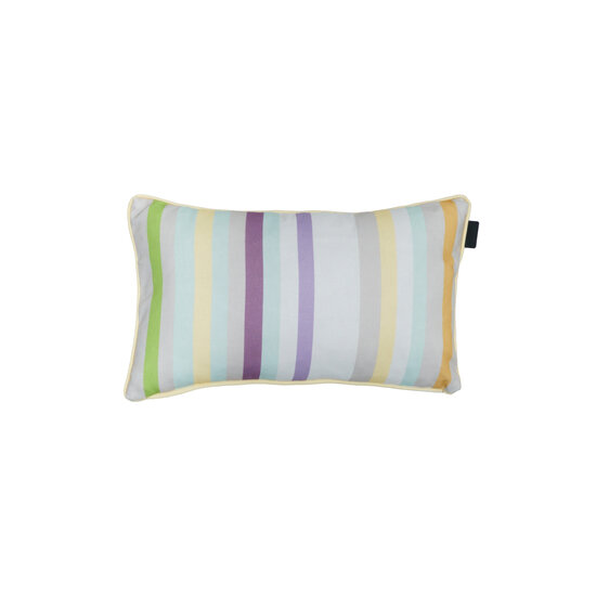 Sierkussen paspel ca.30x50cm Righe purple 2 stuks