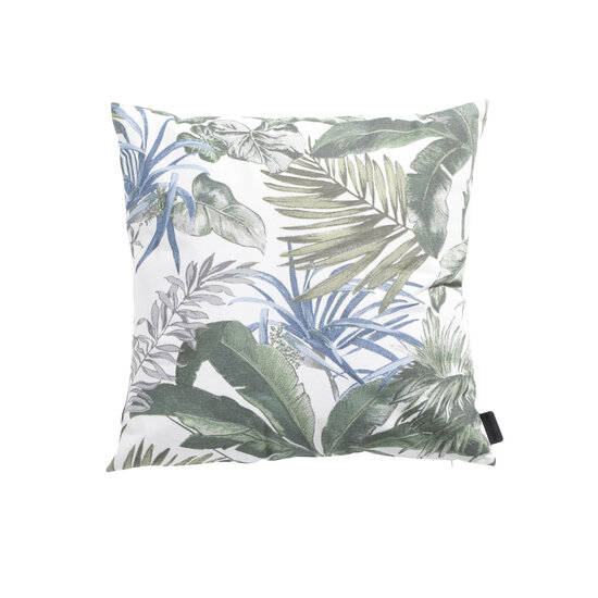 Sierkussen paspel ca.45x45cm Outdoor bliss blue 2 stuks