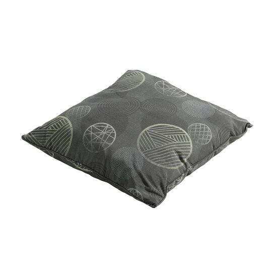 Sierkussen paspel ca.50x50cm Circle green 2 stuks