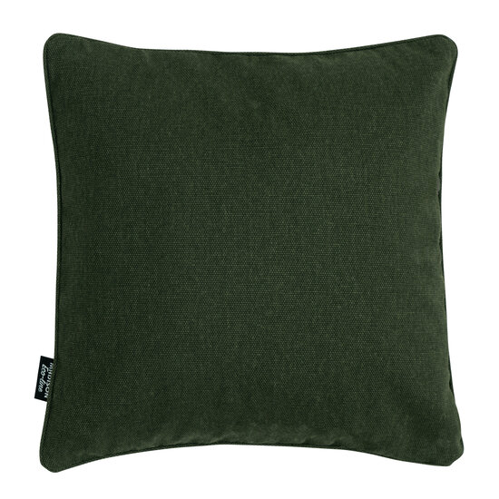 Sierkussen paspel ca.50x50cm Green canvas eco+ 2 stuks