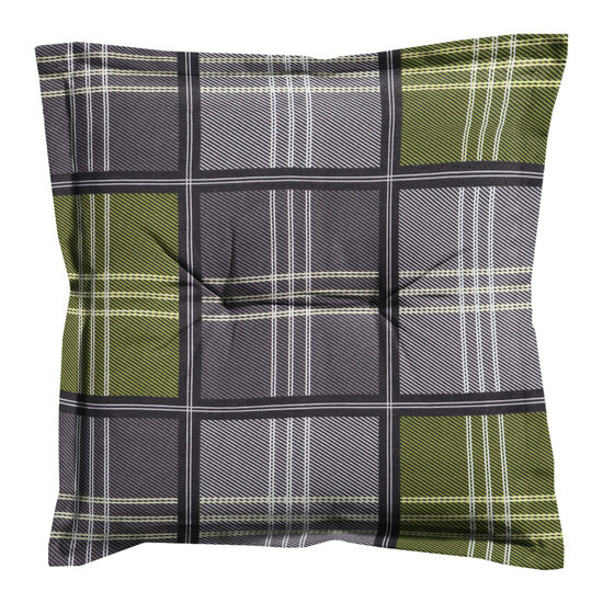 Zit universeel ca.50x50cm Patchy olive 2 stuks
