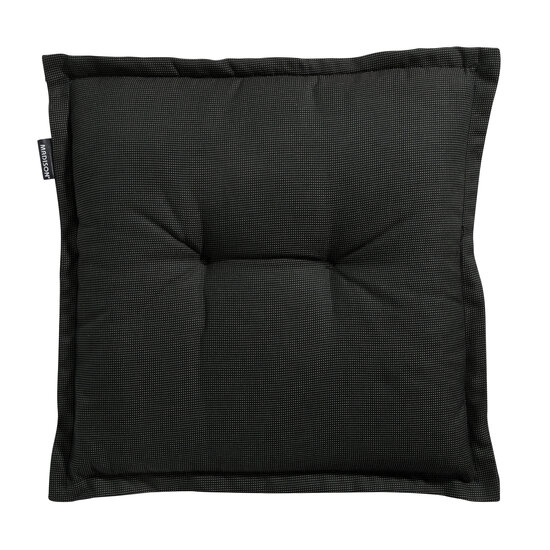 Zit universeel ca.50x50cm Rib black 2 stuks
