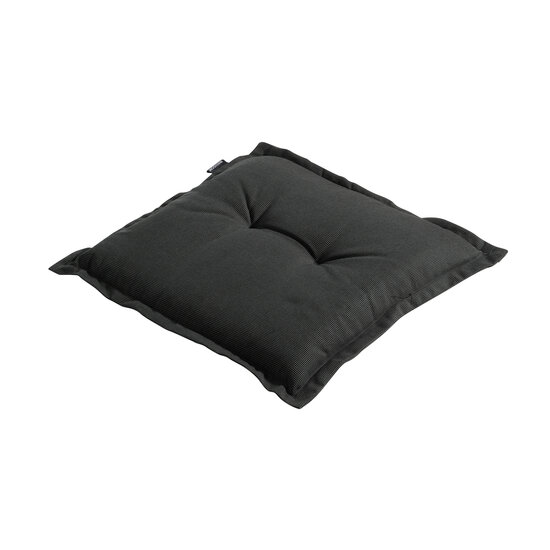 Zit universeel ca.50x50cm Rib black 2 stuks