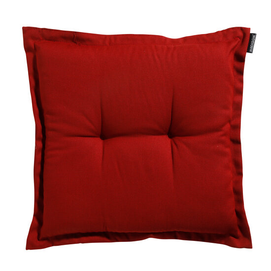 Zit universeel ca.50x50cm Rib red 2 stuks